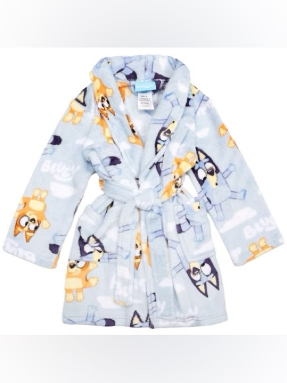 Blue Kids Bluey Fleece Robe